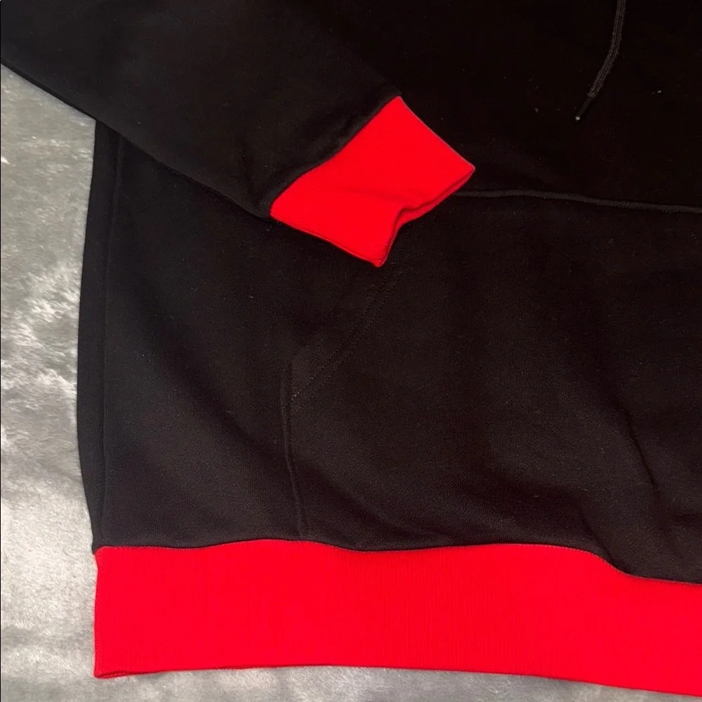 Bacardi Size L Black and Red Hoodie NWOT - Picture 3 of 5